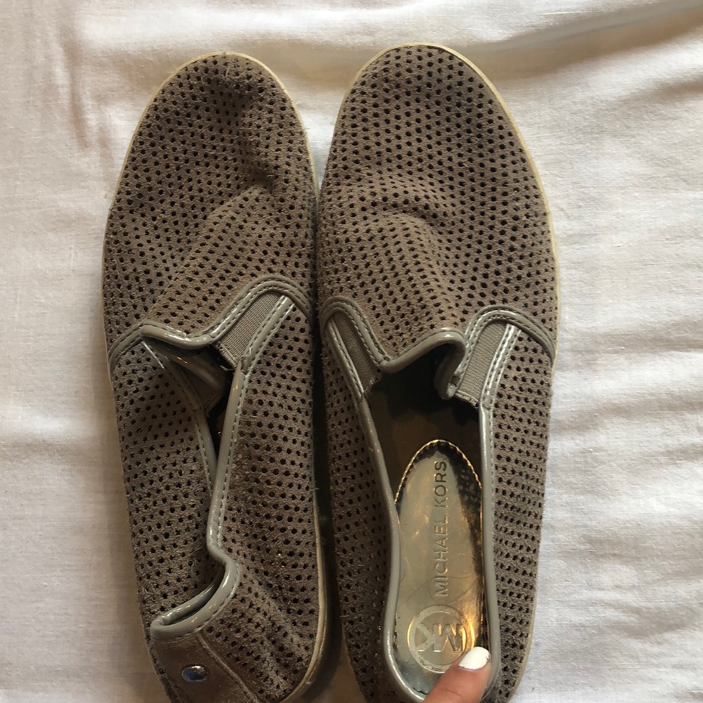 tan michael kors shoes